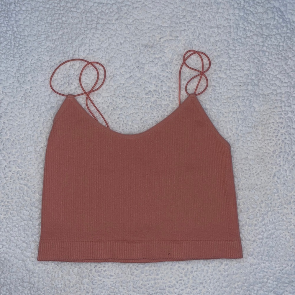 Forever 21 light pink tank top/crop top